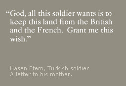 God, all this soldier wants is to keep this land from the British and ...