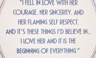 with her courage, her sincerity, and her flaming self respect : Quote ...