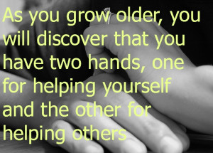 Monday Money Quote: Helping Hands