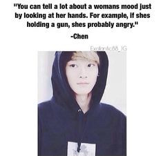 ... Chen Wise, Kpop Quotes Exo, Exo Quotes, Exo Chen Funny, K Pop, Wise