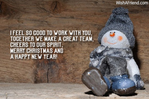 Christmas messages for Coworkers