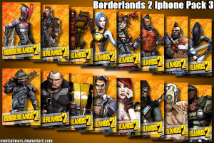 Borderlands 2 Iphone Pack 3 - Iporange by mentalmars