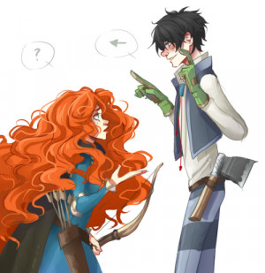 want to present you my new OTP - MERIDLER! (Once-Ler/Merida)