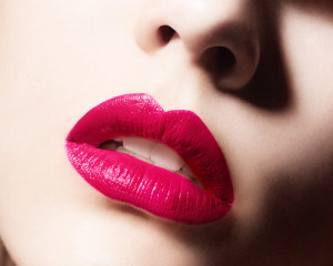 Perfect pink lips