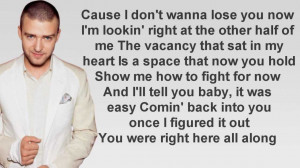 Justin Timberlake Mirrors Lyrics