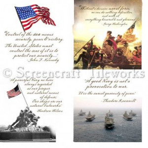 Navy Quotes set, naval, flag, flags