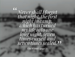 this quotation from the book night by elie wiesel has a very powerful ...