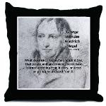 History Lessons Georg Hegel Throw Pillow