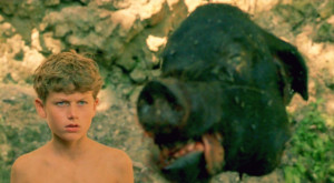 Simon finds the Lord of the Flies in this classic scene from the book.