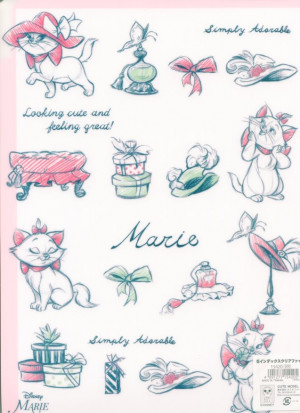 Disney Marie Stickers...