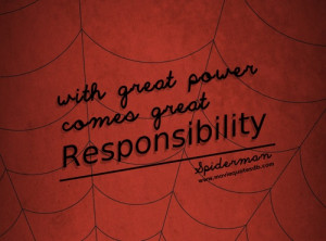 responsibility ” ~ #Spiderman #moviequotesdb #movie #movies #quote ...