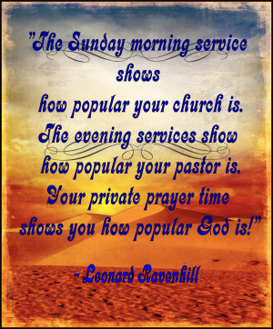 Great Quotes by Leonard Ravenhill