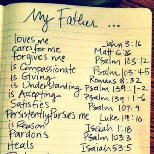 My heavenly Father ...