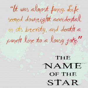 Rory, The Name Of The Star; Maureen Johnson. (Art by Rachel Montano)