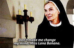 gif american horror story Black and White asylum lana winters siste ...
