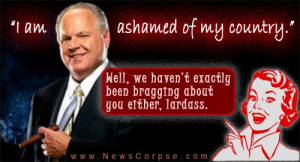 Funny, they never seemed to mind when Rush Limbaugh actually did said ...