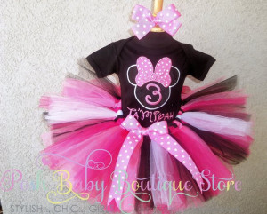 Hot Pink Girls Minnie Mouse