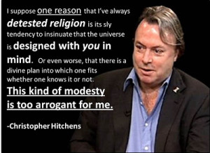 hitchens quote arrogance Arrogant People Quotes