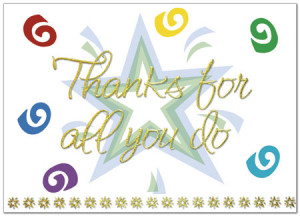 Thanks for All You Do Card A2079D-X