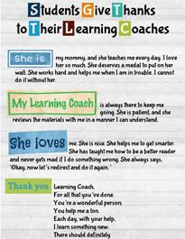 Read Learning Coach appreciation quotes.