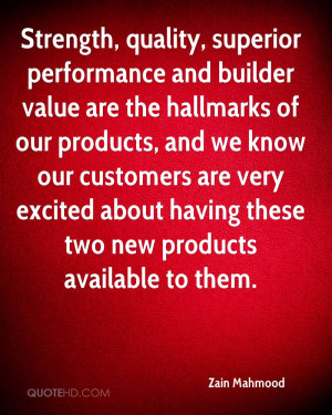 Strength, quality, superior performance and builder value are the ...
