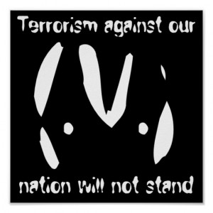 Alien emoticon 9/11 quotes poster