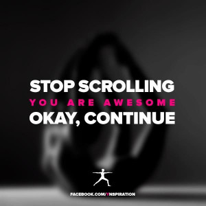 You are awesome! (I know that the yoga pose is very blurry, but I ...