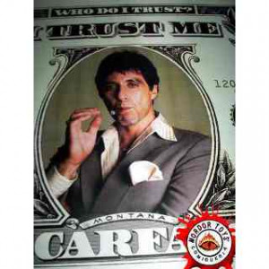scarface i trust me dollar bill who do i trust poster 34 x 22 in buy ...