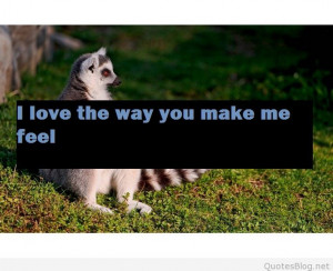 love the way you make me feel