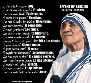 ... De Calcuta, Frases Inter, Frases De Paz, Mothers Teresa, Madr Teresa