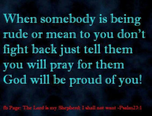 Deal with rude people