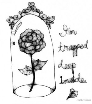 feelings #trapped #hope #scribbles #illustration #flower #floral # ...