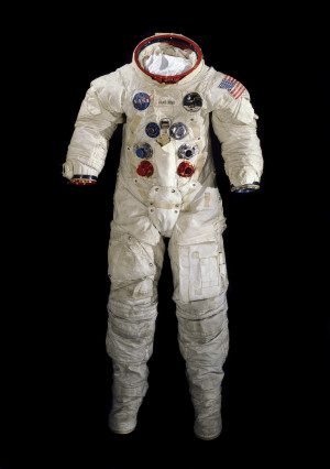 Neil Armstrong’s spacesuit. Courtesy National Air & Space Museum