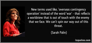 New terms used like, 'overseas contingency operation' instead of the ...