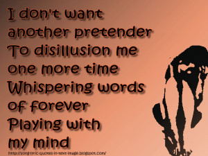 Dream Lover - Mariah Carey Song Lyric Quote in Text Image