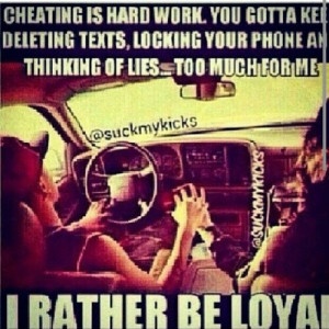 Being loyal