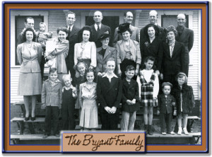 THE BRYANT FAMILY DECEMBER 25, 1944