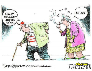 ... the cool things about getting older. You can get medicinal marijuana