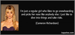 More Cameron Richardson Quotes