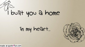 quotes about home and heart