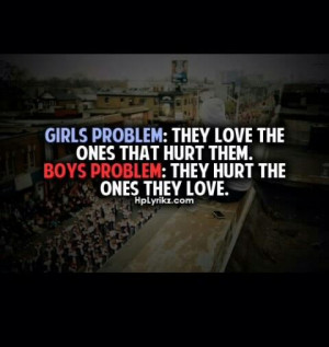 Girls problem Boys problem