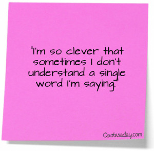 Clever Witty Sayings (1)