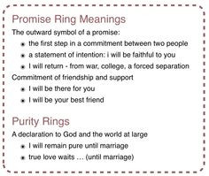 Promise rings/quotes