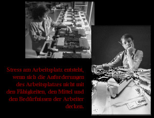 Entstehung von Stress am Arbeitsplatz