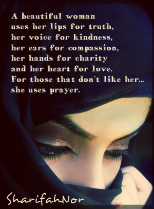 ... her voice for kindness her ears for compassion her hands for charity