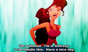 ... can handle this. Have a nice day. - Megara #hercules #disney #gif
