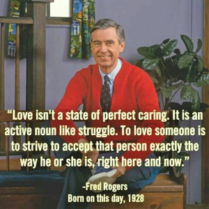 Love according to Mr. Rogers