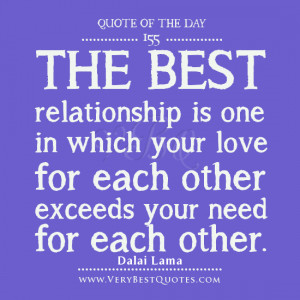 relationship Quote Of The Day, the best relationship quotes, Dalai ...