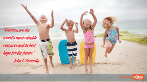 Inspirational Wallpaper Quote by John F. Kennedy