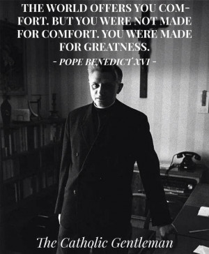 Pope Emeritus Benedict XVI ~ One Of My Favorite Quotes Ever ️